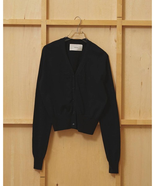 TODAYFUL(トゥデイフル)の「Cotton Cashmere Cardigan 12620506(カーディガン/ボレロ・レディース・チャコールグレー/ブラウン/ブラック・FREE)」の5枚目の写真