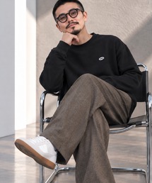 merc london（メルクロンドン）の「merc london 裏起毛 刺繍ロゴ ドローコードスウェット（スウェット）」