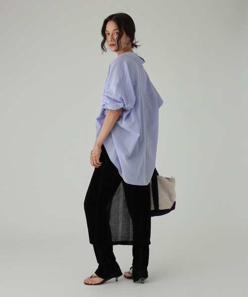 MILLER（ミラー）の「【Miller】＜別注カラーあり＞ベロアパンツスカート[手洗い可]（その他パンツ・レディース・ネイビー/ブラック・FREE）」の21枚目の写真