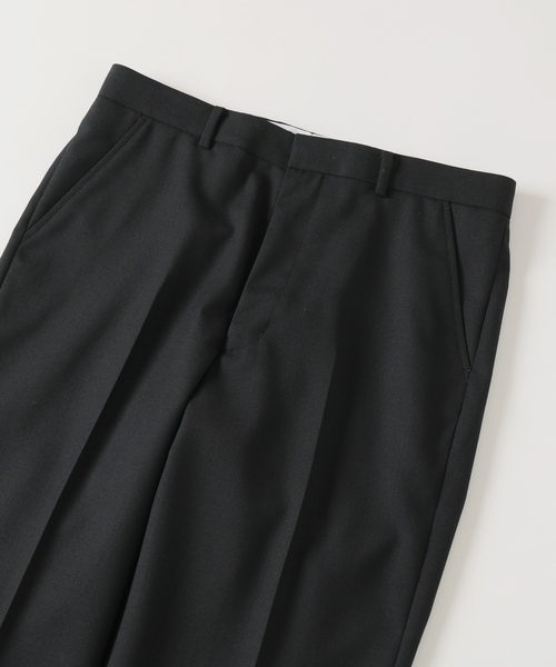 EDIFICE(エディフィス)の「ハイツイスト ウール フレア パンツ(スラックス・メンズ・ベージュ/ブラック・MEDIUM/LARGE)」の9枚目の写真