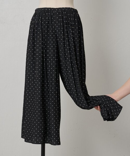 BEARDSLEY(ビアズリー)の「ドットシワシフォンギャザーパンツ(その他パンツ・レディース・ブラック・1/2/0)」の14枚目の写真