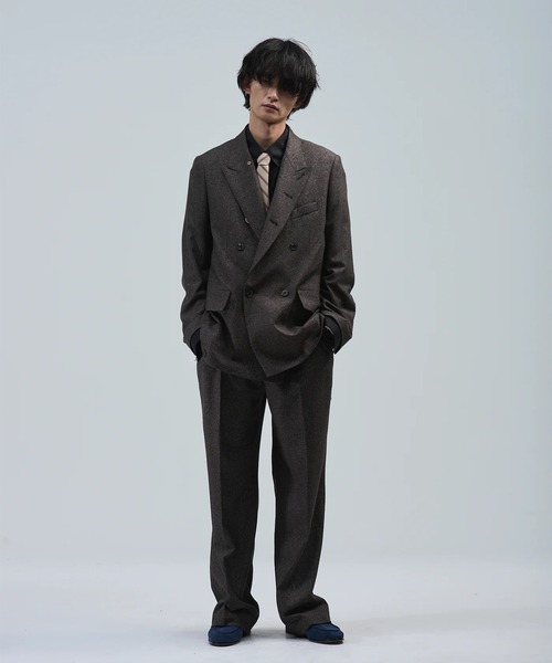 BED J.W. FORD(ベッドフォード)の「【BED J.W. FORD】W(テーラードジャケット・メンズ・ブラック/ブラウン・1/0)」の4枚目の写真