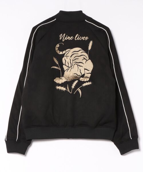 CORISCO(コリスコ)の「フェイクスエードネコスカジャン(M1)(スカジャン・メンズ・アイボリー/ブラウン/ブラック・X-LARGE/LARGE/MEDIUM)」の4枚目の写真