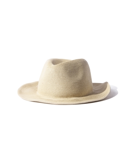 BRONTE（ブロンテ）の「【CLASSY.4月号掲載】BRONTE HAT / ペーパーコットン ハット 16SS（ハット・レディース・ナチュラル/ブラック・ONE SIZE）」の4枚目の写真