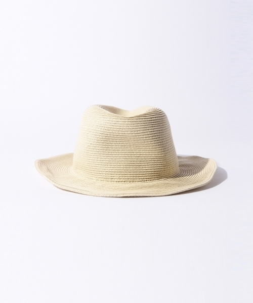 BRONTE（ブロンテ）の「【CLASSY.4月号掲載】BRONTE HAT / ペーパーコットン ハット 16SS（ハット・レディース・ナチュラル/ブラック・ONE SIZE）」の6枚目の写真