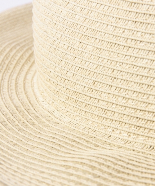 BRONTE（ブロンテ）の「【CLASSY.4月号掲載】BRONTE HAT / ペーパーコットン ハット 16SS（ハット・レディース・ナチュラル/ブラック・ONE SIZE）」の8枚目の写真