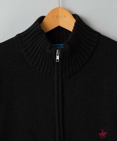 POLO BCS（ポロ ビーシーエス）の「【WEB限定】POLO BCS（ポロ・ビーシーエス）ハーフジップスタンドカラーニット（ニット/セーター・メンズ・ブラック/モカ/オレンジ/クリーム・L/XL/M）」の20枚目の写真