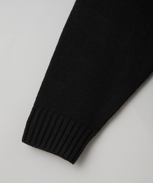 POLO BCS（ポロ ビーシーエス）の「【WEB限定】POLO BCS（ポロ・ビーシーエス）ハーフジップスタンドカラーニット（ニット/セーター・メンズ・ブラック/モカ/オレンジ/クリーム・L/XL/M）」の19枚目の写真