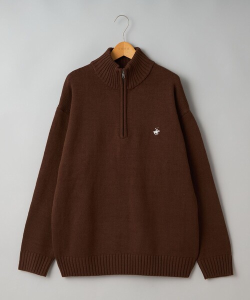 POLO BCS（ポロ ビーシーエス）の「【WEB限定】POLO BCS（ポロ・ビーシーエス）ハーフジップスタンドカラーニット（ニット/セーター・メンズ・ブラック/モカ/オレンジ/クリーム・L/XL/M）」の15枚目の写真