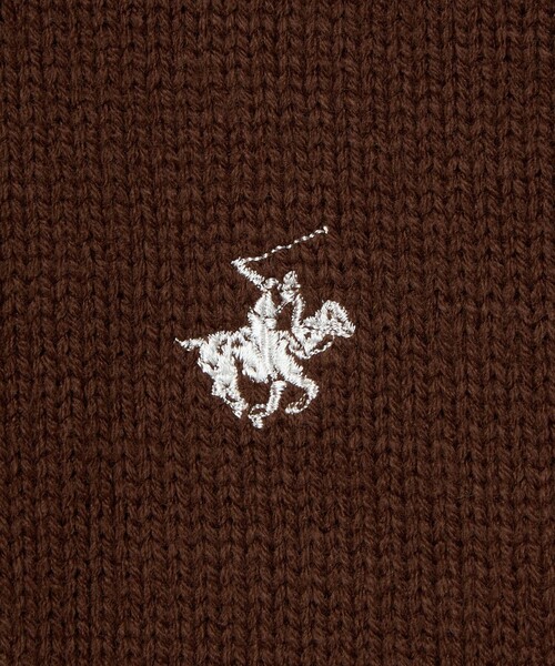 POLO BCS（ポロ ビーシーエス）の「【WEB限定】POLO BCS（ポロ・ビーシーエス）ハーフジップスタンドカラーニット（ニット/セーター・メンズ・ブラック/モカ/オレンジ/クリーム・L/XL/M）」の14枚目の写真