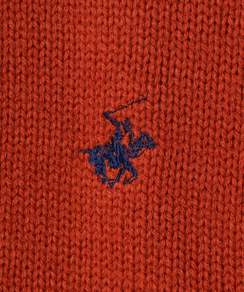 POLO BCS（ポロ ビーシーエス）の「【WEB限定】POLO BCS（ポロ・ビーシーエス）ハーフジップスタンドカラーニット（ニット/セーター・メンズ・ブラック/モカ/オレンジ/クリーム・L/XL/M）」の12枚目の写真