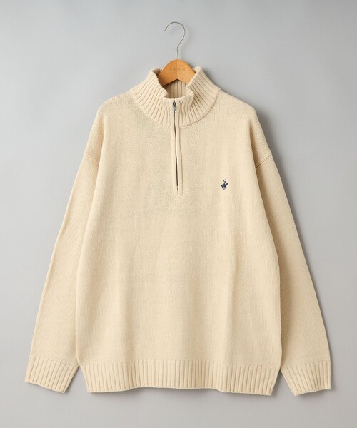 POLO BCS（ポロ ビーシーエス）の「【WEB限定】POLO BCS（ポロ・ビーシーエス）ハーフジップスタンドカラーニット（ニット/セーター・メンズ・ブラック/モカ/オレンジ/クリーム・L/XL/M）」の10枚目の写真