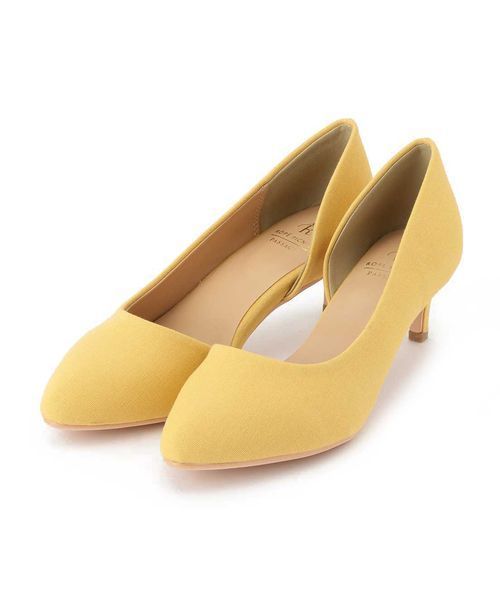 ROPE' PICNIC（ロペピクニック）の「カラーサイドオープンパンプス（パンプス・レディース・グレー/オレンジ系その他/ネイビー/イエロー・37/36/38/39）」の4枚目の写真