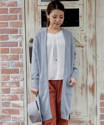 laboratory work | フェレット混袖ボリュームロングカーデ(カーディガン/ボレロ)