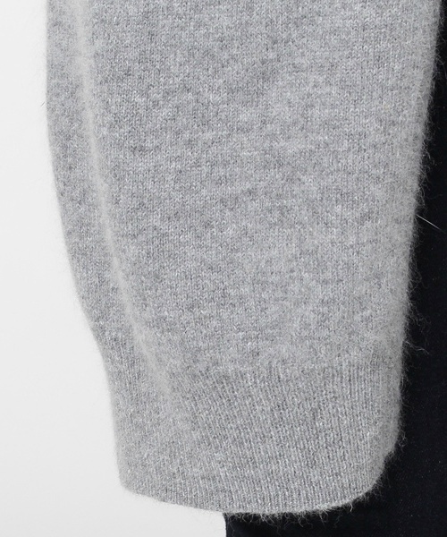 laboratory work（ラボラトリーワーク）の「フェレット混袖ボリュームロングカーデ（カーディガン/ボレロ・レディース・モカ/キャメル/杢グレー/ブラック・MEDIUM）」の10枚目の写真