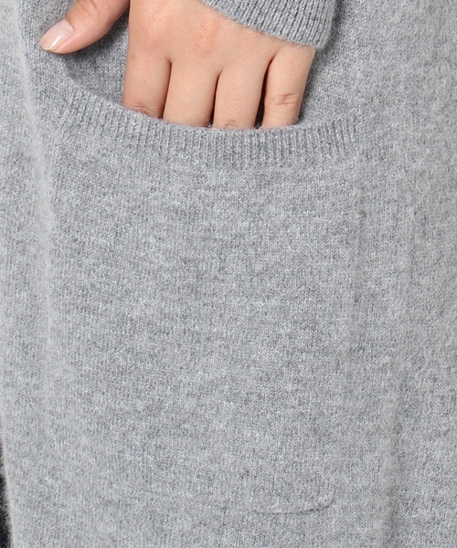 laboratory work（ラボラトリーワーク）の「フェレット混袖ボリュームロングカーデ（カーディガン/ボレロ・レディース・モカ/キャメル/杢グレー/ブラック・MEDIUM）」の11枚目の写真