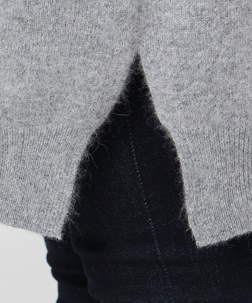 laboratory work（ラボラトリーワーク）の「フェレット混袖ボリュームロングカーデ（カーディガン/ボレロ・レディース・モカ/キャメル/杢グレー/ブラック・MEDIUM）」の13枚目の写真