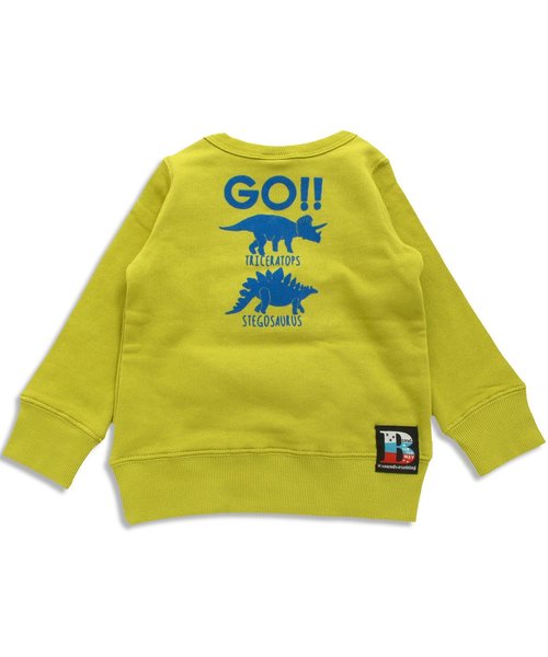 BREEZE（ブリーズ）の「恐竜トレーナー（スウェット・キッズ・パープル/ライム/グレー・140/110/130/90/80/95/100/120）」の11枚目の写真