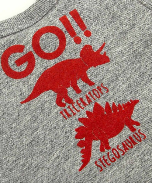 BREEZE（ブリーズ）の「恐竜トレーナー（スウェット・キッズ・パープル/ライム/グレー・140/110/130/90/80/95/100/120）」の15枚目の写真