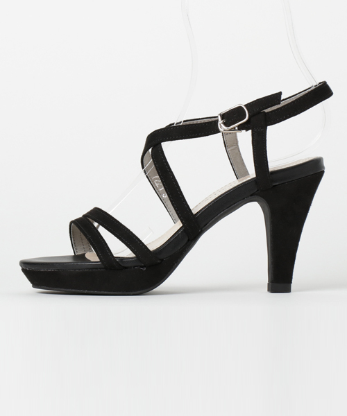 ORiental TRaffic（オリエンタルトラフィック）の「春夏新作★ストラップヒールサンダル★7221（サンダル・レディース・ベージュ/グレー/ブラック・M/S/L/LL）」の4枚目の写真