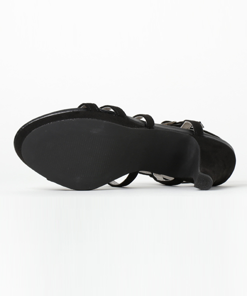 ORiental TRaffic（オリエンタルトラフィック）の「春夏新作★ストラップヒールサンダル★7221（サンダル・レディース・ベージュ/グレー/ブラック・M/S/L/LL）」の5枚目の写真