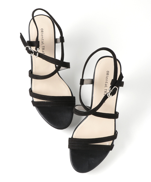 ORiental TRaffic（オリエンタルトラフィック）の「春夏新作★ストラップヒールサンダル★7221（サンダル・レディース・ベージュ/グレー/ブラック・M/S/L/LL）」の7枚目の写真