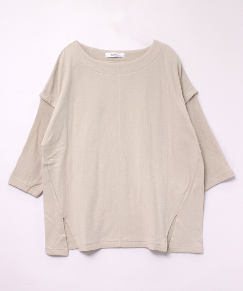 Audition(オーディション)の「M0442 接結天竺ルーズプルオーバー(Tシャツ/カットソー・レディース・杢グレー/ホワイト/ブラック・MEDIUM)」の20枚目の写真
