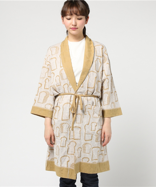 Ne-net（ネネット）の「食ぱんジャガード（ノーカラージャケット  