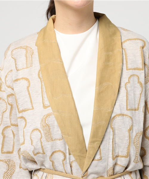 Ne-net（ネネット）の「食ぱんジャガード（ノーカラージャケット  