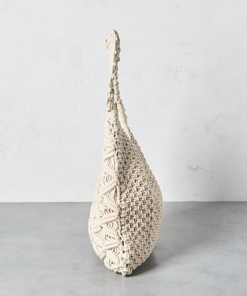 UNITED ARROWS(ユナイテッドアローズ)の「SFL マクラメ トートバッグ ◆(トートバッグ・レディース・ナチュラル/ブラック・FREE)」の3枚目の写真