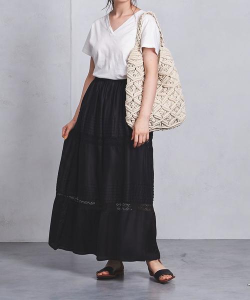 UNITED ARROWS(ユナイテッドアローズ)の「SFL マクラメ トートバッグ ◆(トートバッグ・レディース・ナチュラル/ブラック・FREE)」の5枚目の写真