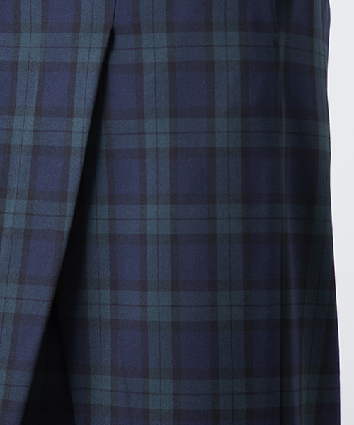 STUDIOUS(ステュディオス)の「アソートチェックミディースリットスカート(スカート・レディース・ライトグレー/ネイビー・0/1)」の11枚目の写真