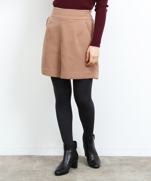 Rope Picnic ロペピクニック の フリルポケットショートパンツ その他パンツ Wear