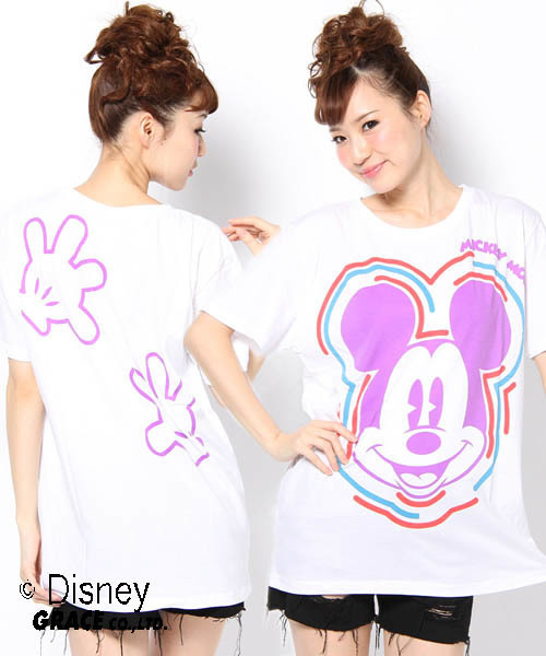 DANCE LB-03(ダンス エルビー・ゼロスリー)の「BOYS Tシャツ(Mickey)(Tシャツ/カットソー・レディース・ホワイト系/ブラック系/グリーン系3・FREE)」の1枚目の写真