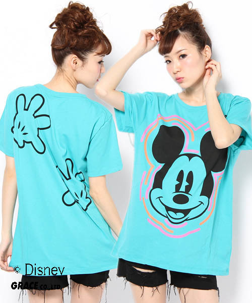 DANCE LB-03(ダンス エルビー・ゼロスリー)の「BOYS Tシャツ(Mickey)(Tシャツ/カットソー・レディース・ホワイト系/ブラック系/グリーン系3・FREE)」の3枚目の写真