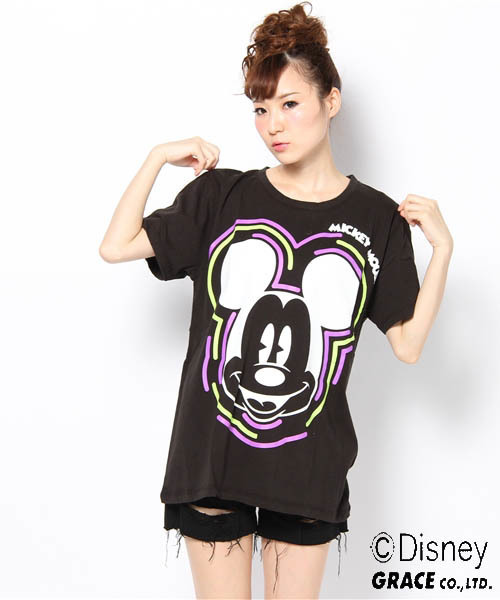 DANCE LB-03(ダンス エルビー・ゼロスリー)の「BOYS Tシャツ(Mickey)(Tシャツ/カットソー・レディース・ホワイト系/ブラック系/グリーン系3・FREE)」の4枚目の写真
