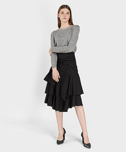CHARLES & KEITH(チャールズ & キース)の「ポインテッドドルセーヒール / POINTED D'ORSAY HEELS(パンプス・レディース・ブラック/シルバー・22.5cm/23.5cm/23cm/24.5cm/25.5cm/25cm)」の16枚目の写真