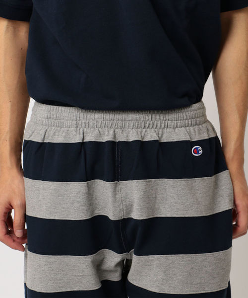 Champion(チャンピオン)の「Champion×SHIPS JET BLUE: 別注 セットアップ ポロシャツ×ボーダーショーツ(ポロシャツ・メンズ・グリーン/ネイビー/ブラック/グレー/ホワイト・SMALL/MEDIUM/LARGE)」の16枚目の写真