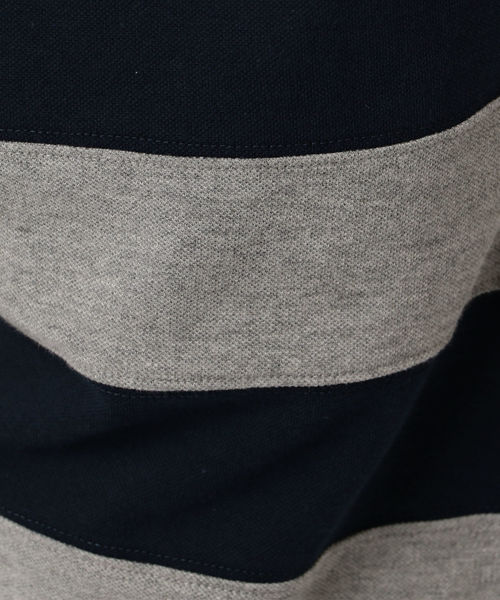 Champion(チャンピオン)の「Champion×SHIPS JET BLUE: 別注 セットアップ ポロシャツ×ボーダーショーツ(ポロシャツ・メンズ・グリーン/ネイビー/ブラック/グレー/ホワイト・SMALL/MEDIUM/LARGE)」の12枚目の写真