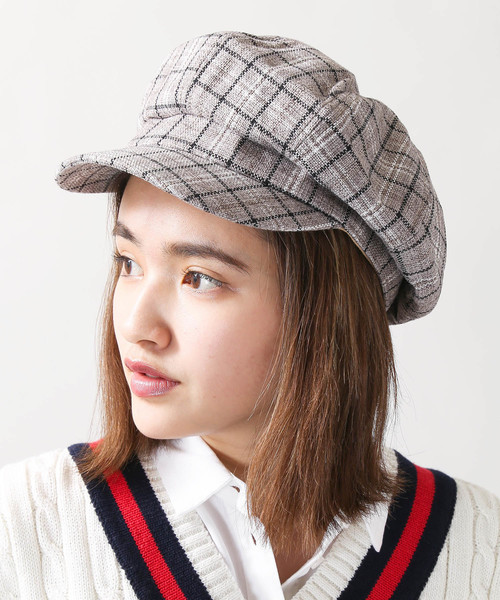 WEGO（ウィゴー）の「WEGO/ボリュームキャスケット（キャスケット・レディース・ブラック/ベージュ/その他1/ブラック系その他/ベージュ系その他・FREE）」の5枚目の写真