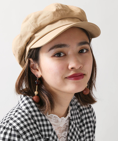 WEGO（ウィゴー）の「WEGO/ボリュームキャスケット（キャスケット・レディース・ブラック/ベージュ/その他1/ブラック系その他/ベージュ系その他・FREE）」の4枚目の写真