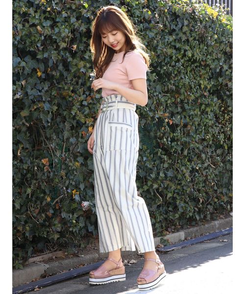 dazzlin（ダズリン）の「Cherish Tシャツ（Tシャツ/カットソー・レディース・オフホワイト/ピンク/その他1・FREE）」の5枚目の写真