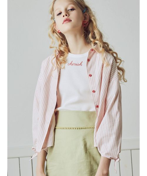 dazzlin（ダズリン）の「Cherish Tシャツ（Tシャツ/カットソー・レディース・オフホワイト/ピンク/その他1・FREE）」の15枚目の写真