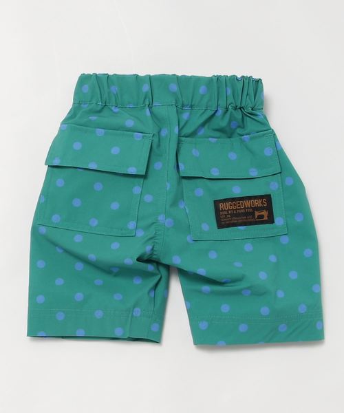 RUGGEDWORKS(ラゲッドワークス)の「ドット柄ハーフパンツ(その他パンツ・キッズ・ブラック/グリーン・100cm/130cm/80cm/110cm/140cm/120cm/90cm)」の3枚目の写真