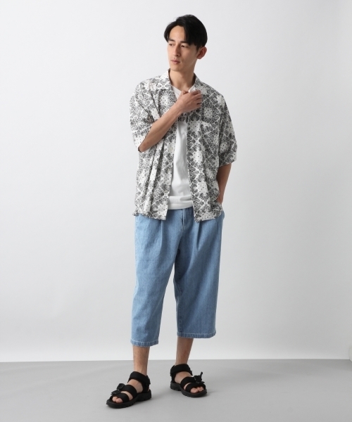 RAGEBLUE(レイジブルー)の「デニムガウチョパンツ/795189(デニムパンツ・メンズ・ブルー/ライトブルー・MEDIUM/SMALL/LARGE)」の5枚目の写真