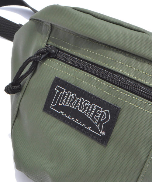 THRASHER(スラッシャー)の「THRASHER / スラッシャー ウエストバッグ(ボディバッグ/ウエストポーチ・メンズ・カーキ/ブラック系その他/ブラック系その他2・FREE)」の5枚目の写真