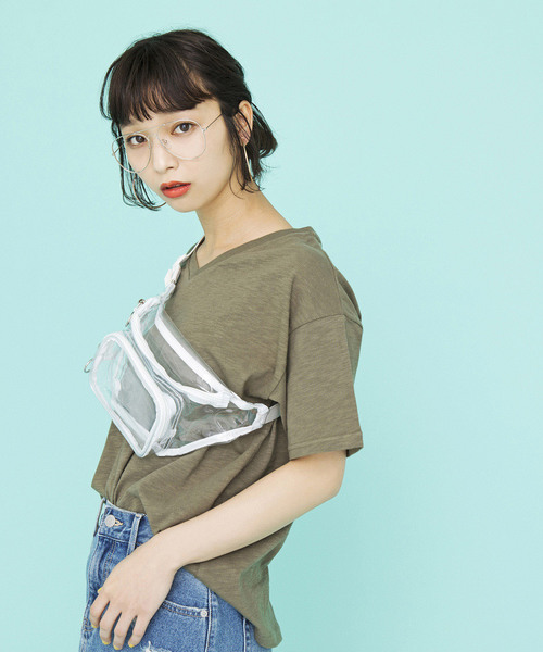WEGO（ウィゴー）の「WEGO/クリアウエストバッグ（ボディバッグ