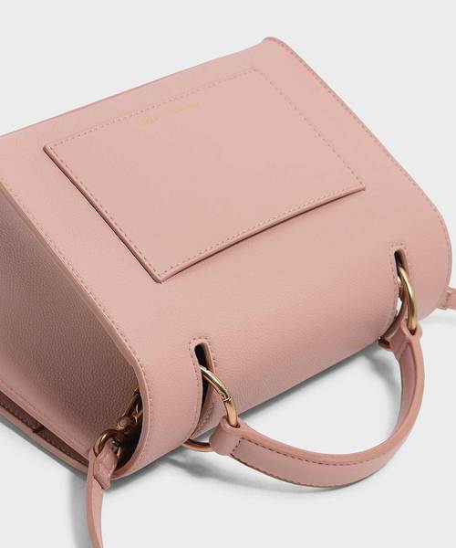 CHARLES & KEITH(チャールズ & キース)の「プッシュロックフロントフラップバッグ / PUSH-LOCK FRONT FLAP BAG(ハンドバッグ・レディース・ダークグリーン/マスタード/ピンク系その他/プラム・M)」の20枚目の写真