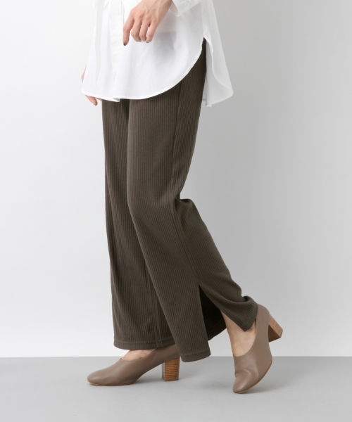 セール カットリブストレートワイドパンツ 8086 その他パンツ Lepsim レプシィム のファッション通販 Zozotown