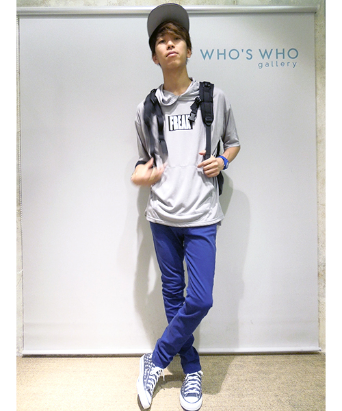 WHO'S WHO gallery(フーズフーギャラリー)の「TEEパーカー(Tシャツ/カットソー・メンズ・ブラック/ホワイト/グレー/ネイビー・MEDIUM/LARGE)」の10枚目の写真